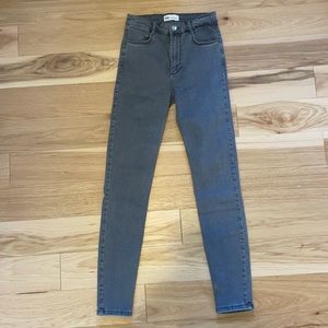 Zara Jeans, Grey, Size 4.